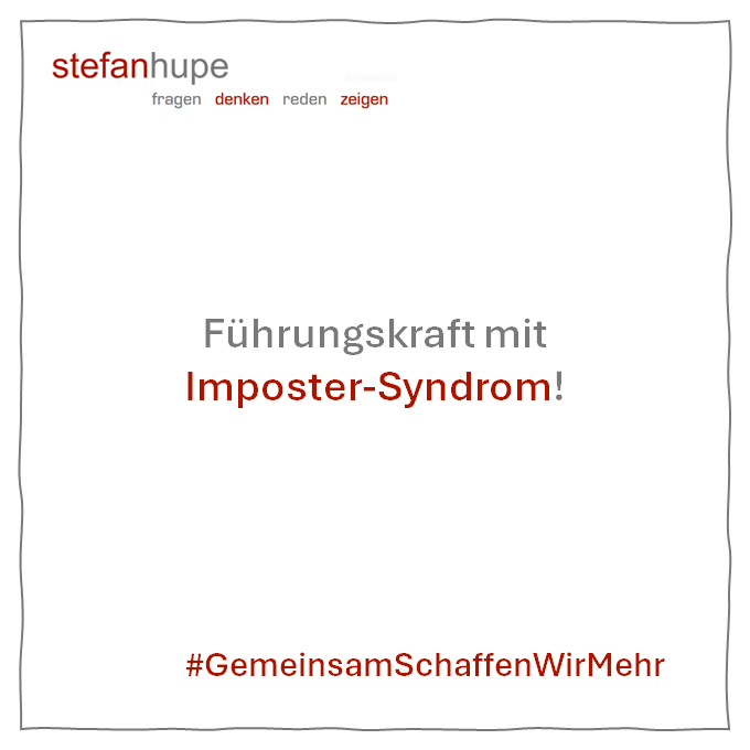 Führungskraft mit Imposter-Syndrom