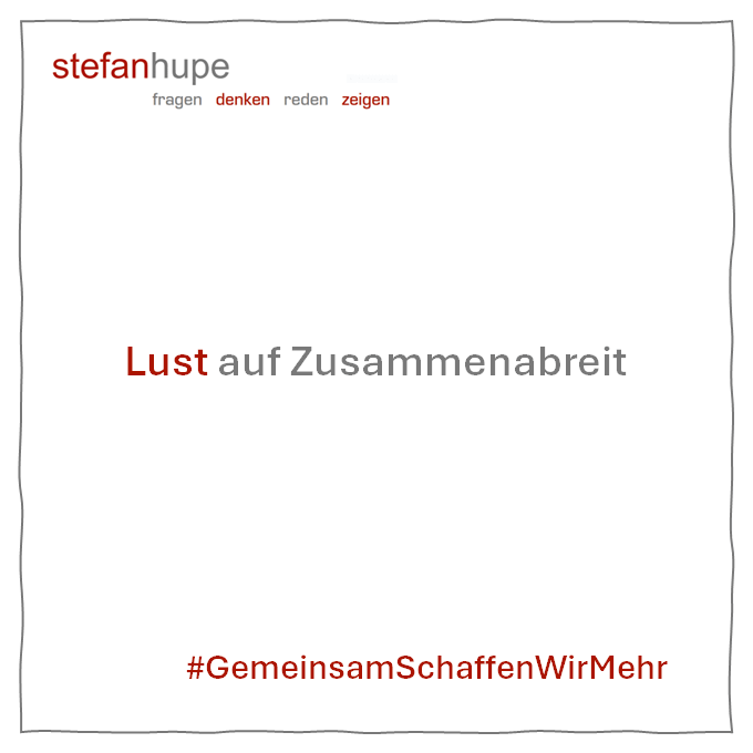 Lust auf Zusammenarbeit