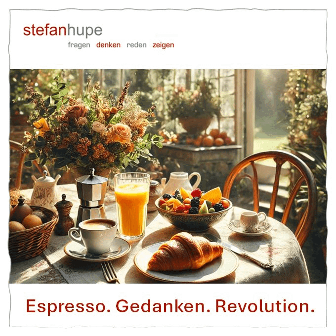 Espresso. Gedanken. Revolution.